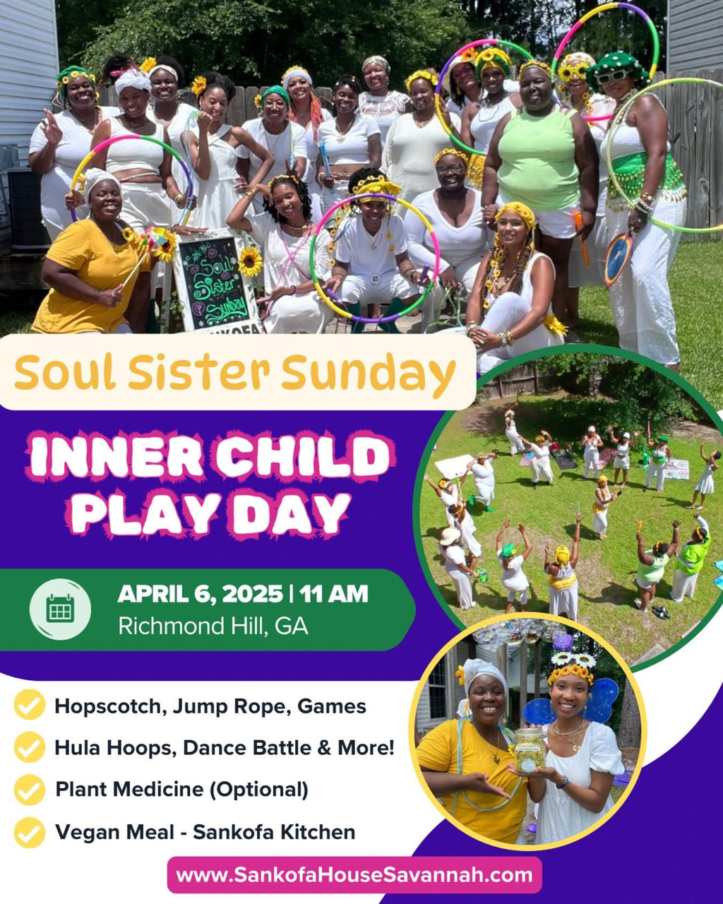 Soul Sister Sunday ~ April 6th ~ Inner Child Play Day
