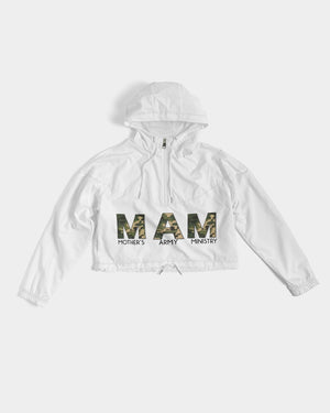 MOTHER'S ARMY Women's Cropped Windbreaker