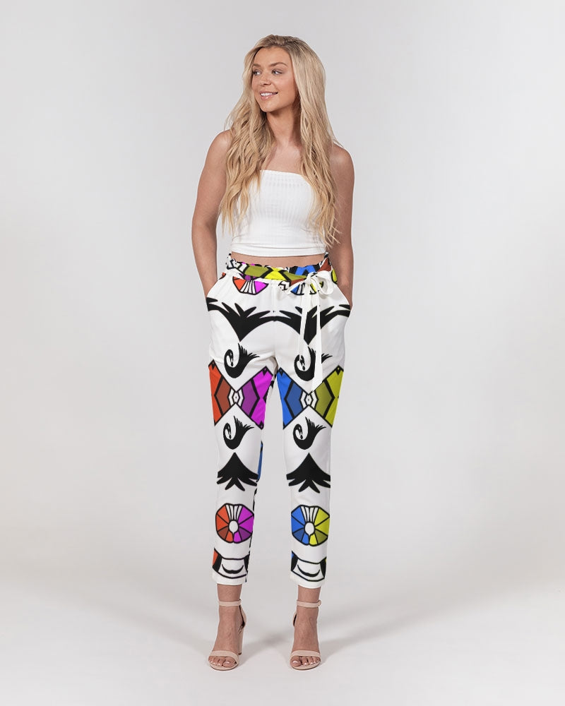 SANKOFA TRIBE Women's Belted Tapered Pants