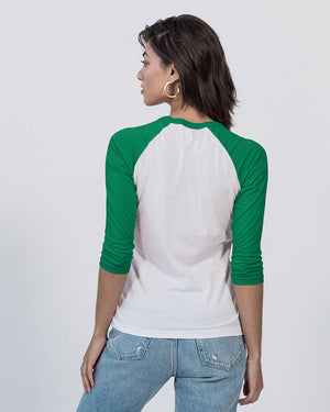 GREEN ARMY Unisex Three-Quarter Sleeve Baseball Tee | Bella + Canvas