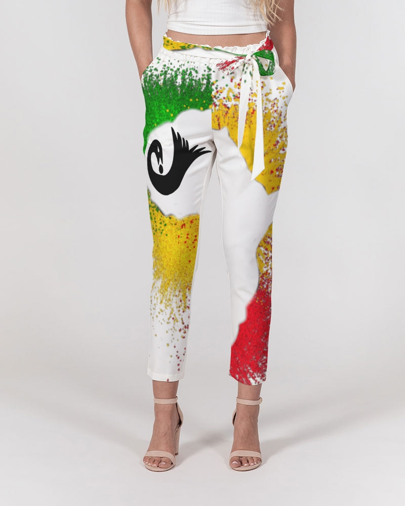 Sankofa Africa Women's Belted Tapered Pants