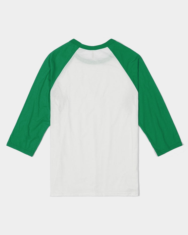 GREEN ARMY Unisex Three-Quarter Sleeve Baseball Tee | Bella + Canvas